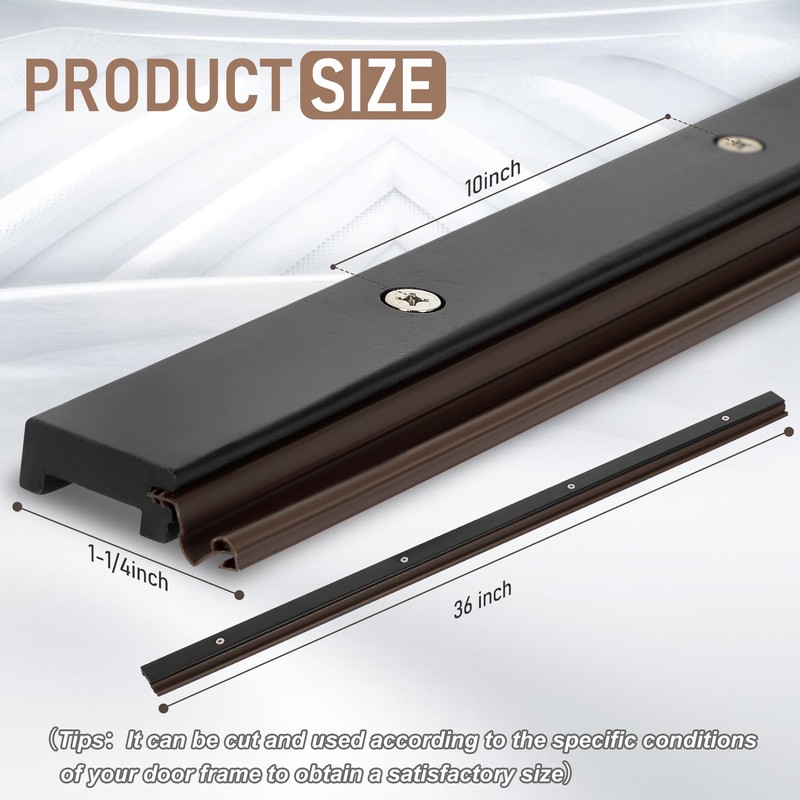 3' Adjustable Sill Cap for Therma-Tru Door,Sill Cap Threshold Replacement,Durable,