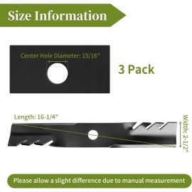 For Toro Mulching Gator Blades for 48" Deck 103-6401 103-6381 103-6396 109-6872 103-6391