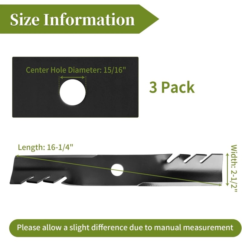 For Toro Mulching Gator Blades for 48" Deck 103-6401 103-6381