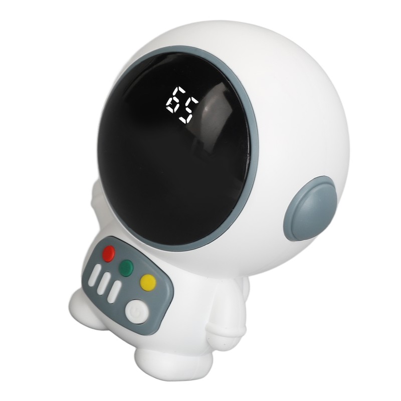 Astronaut Shaped Cute Hand Warmer Digital Display USB Rechargeable 2