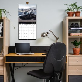 Coboll 2025 Calendar - Cars Calendar 2025, January - December 2025, 12 Months Calendar 2025, 11.6" x 11.6" Wall Calendar 2025, Car Calendar for Home, Office, School