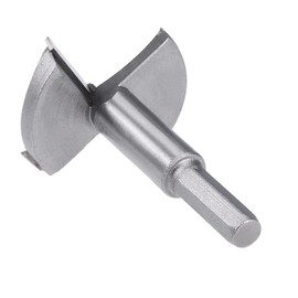 MACHSWON 2PCS Forstner Drill Bits Tungsten Carbide Wood Hole Saw Opener Drill Bit 60mm Woodworking Drilling Bit Cutter