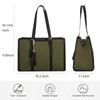 LOVEVOOK Laptop Bag for Women 15.6 inch Lightweight Canvas Laptop