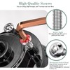 GOHODOMINO M8×20mm Button Head Socket Cap Bolts Screws, Nuts, Flat