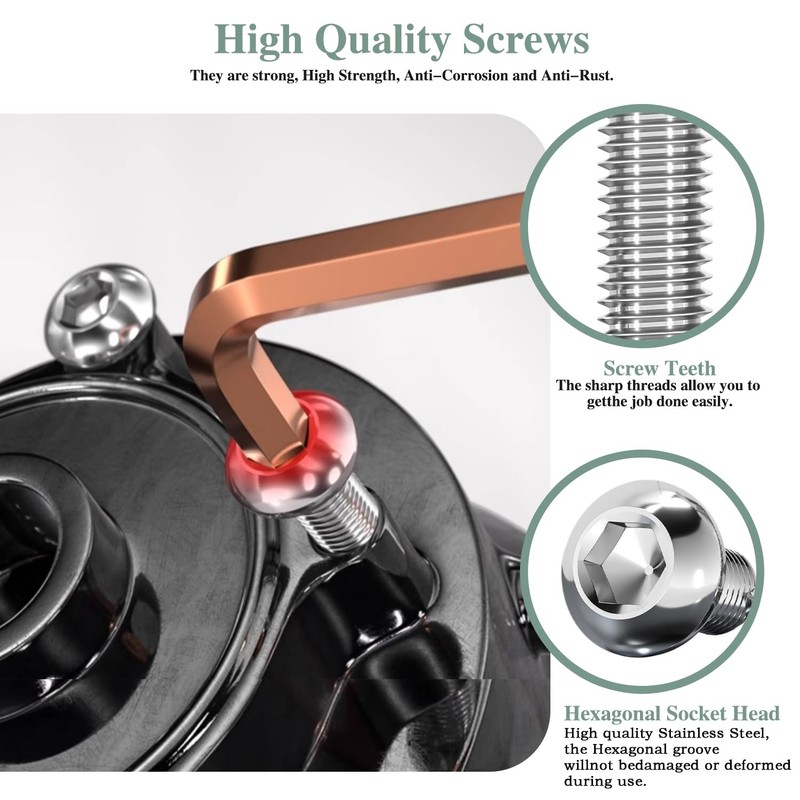 GOHODOMINO M8×20mm Button Head Socket Cap Bolts Screws, Nuts, Flat