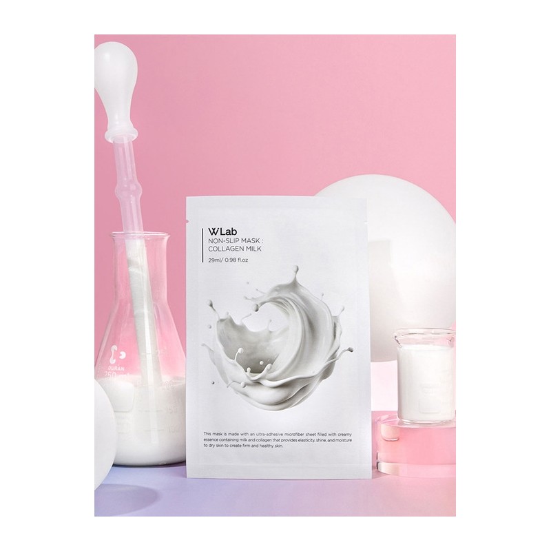 [5 sheets] W Lab 3 types of non-slip masks (Cooling