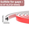 Weather Stripping Door Seal Strip,Door Weather Stripping,Self-Adhesive Door Seal Strip