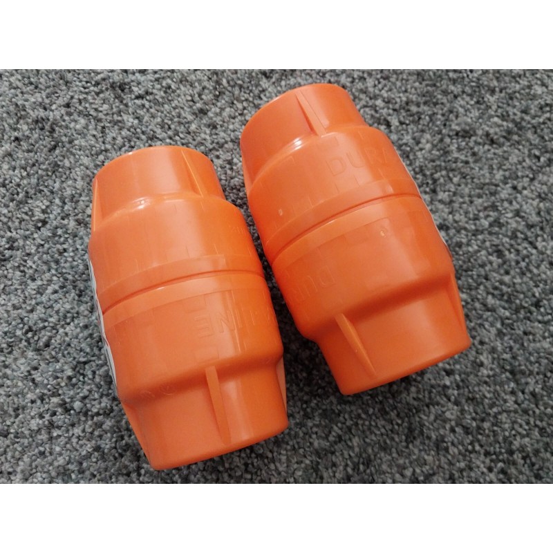 Dura-Line 1-1/4" Dura-Line 20001845 Orange Push Lock Conduit Coupler