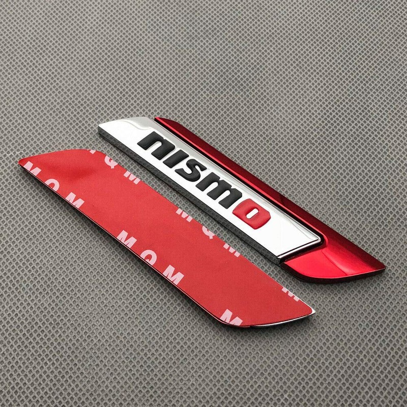 Aizfa 1 Pair 3D Card Fender Metal for NISMO Sport