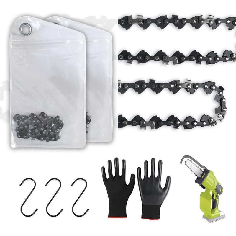 5 Inch Chainsaw Chain for Sun Joe 24V-HCS-LTE Handheld Chainsaw,2PC