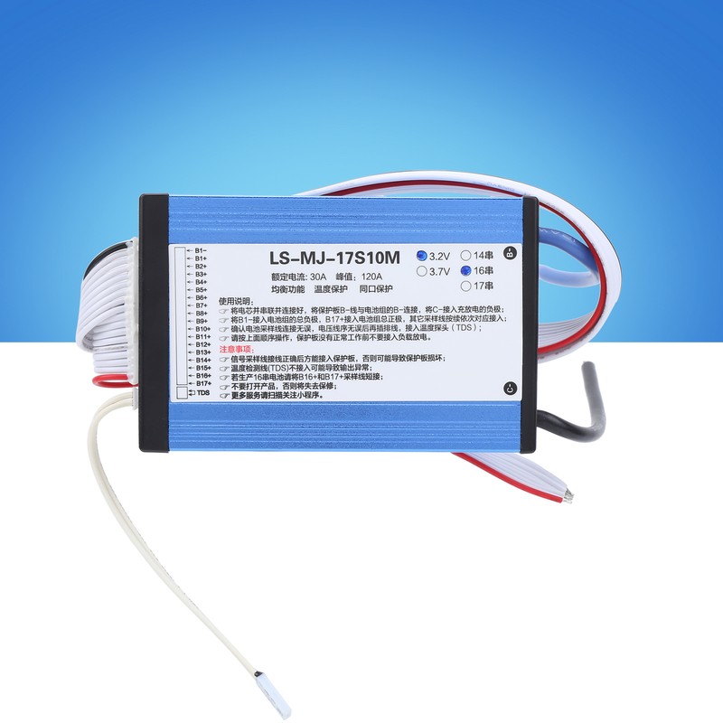 3.2V 30A 14S‑16S Lithium Battery Protection Board Universal with BMS18650