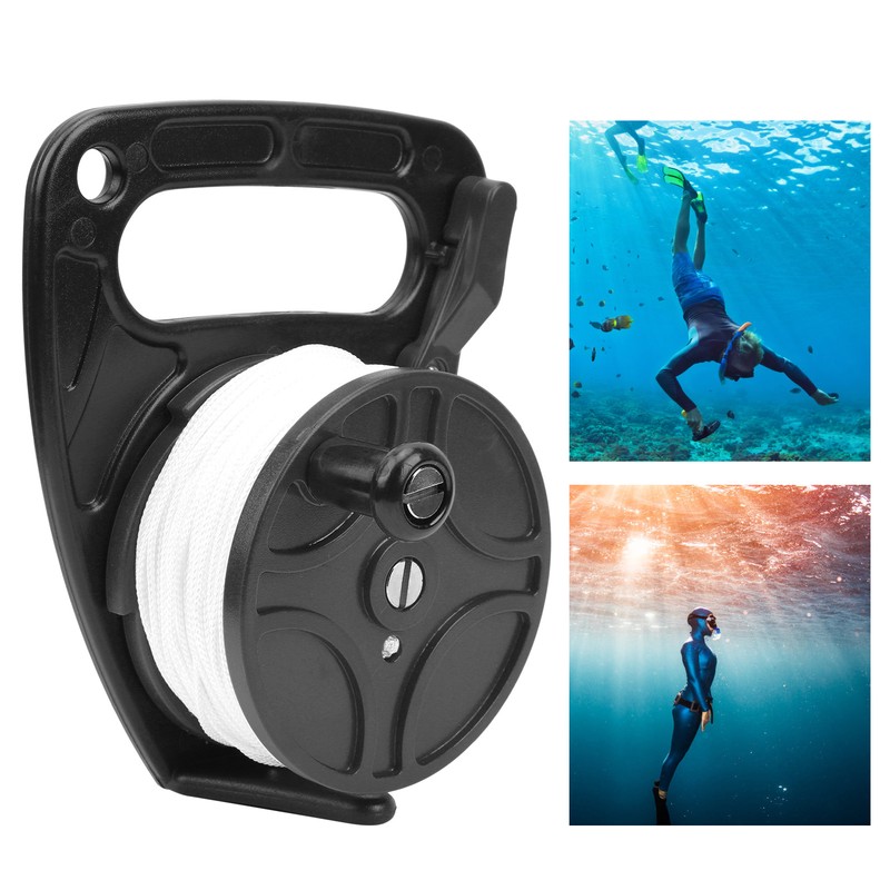 Diving Reel MultiPurpose Portable Diving Equipment with Handle Buckle Combination
