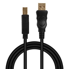 wawpi Printer Cable 30 Feet USB Printer Cord USB2.0 A to B for Printer,Scanner, Copier