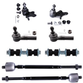 AUTOMUTO Replacement Parts Front Lower Ball Joint Outer Inner Tie Rod End Sway Bar End Link fit for 1992-1998 for Toyota Paseo 1991-1999 for Toyota Tercel