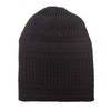 TheKufi Plain Graphite Black Cotton Stretch Knit Kufi Hat Skull