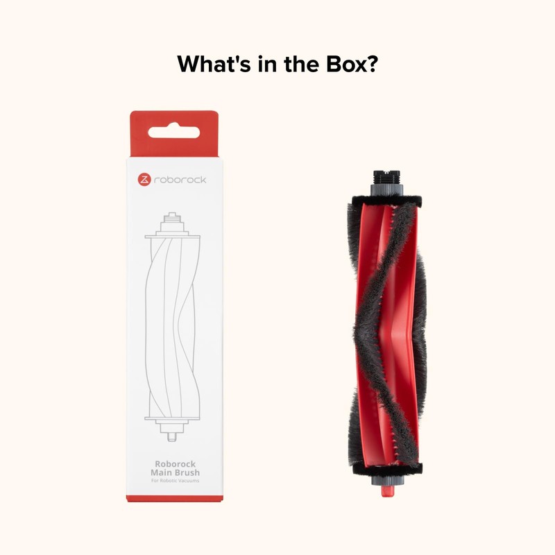 roborock Anti-Tangle Rubber Main Brush for Q10 S5, Q10 S5+,