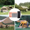 TRIWONDER Aluminum Tent Stakes Pegs & Reflective Guylines with Tent