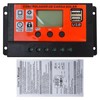INGQI 100A MPPT Solar Charge Controller 12V 24V Orange LCD