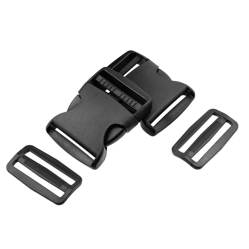 WXJ13 1.5 Inches Plastic Quick Release Buckles Flat Shape Buckles