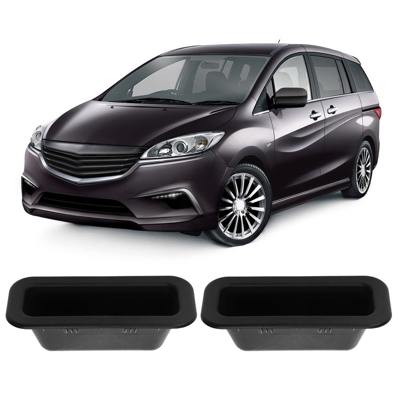 2PCS Black Interior Trunk Lid Handle Trim GJ6A 68 966