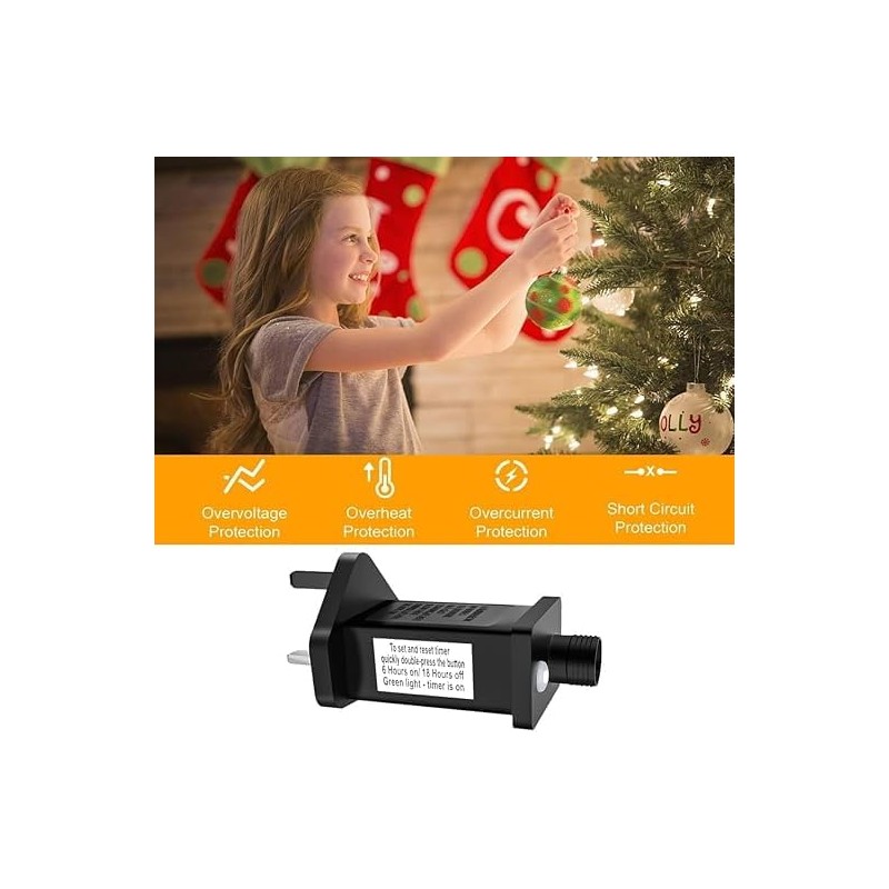 Cozymeow 24V 6W Transformer for Outdoor Lights Transformer Plug, 8