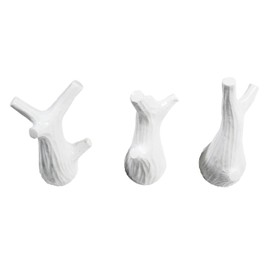 Capventure 3 Little Twigs, Mini Hook, Set of 3, White