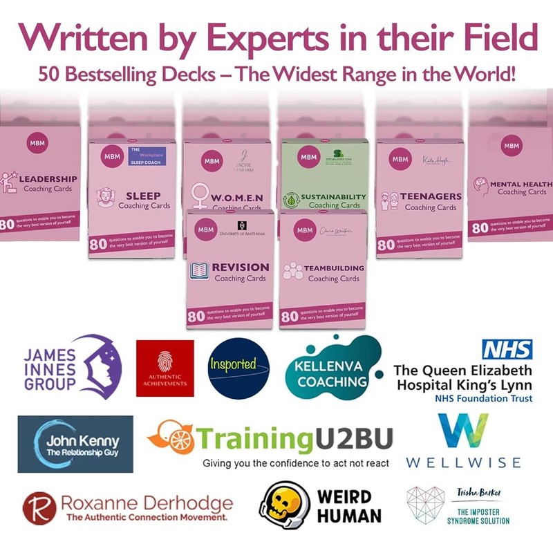 MBM 80 Advanced GROW Coaching Cards. Emotional Intelligence Flash Cards,
