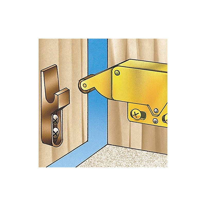 Mini-Latch Automatic Spring Catch