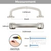 Ravinte Decor 30 Pack Cabinet Handles Arch Cabinet Pulls -