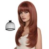 IMEYLE Auburn Wigs for Women Copper Wig Long Ginger Wig