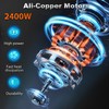 Geveelife Concrete Cement Electric Mixer Machine 2400W with 6 Adjustable