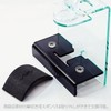 amu Glass Pen Station GP-T4 (Smoke Brown) for Cleaning Brushes,