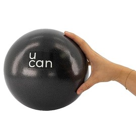 U can - Pelota para Pilates, Barre, Yoga | Tamaño Chica 20-25 cm | Ideal para Ejercicios de Bajo Impacto, Tonificación y Rehabilitación | Material Resistente de Policloruro de Vinilo