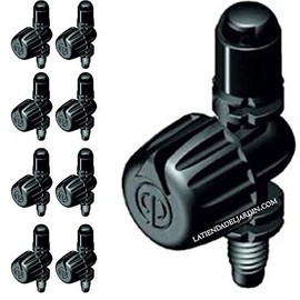 Microdifusor Sprinkler 180 ° Radio Range 0 to 3.5 m. Adjustable Flow Rate: 0 to 105 L/H Einfügst. Water Can Be Recommended 0.5 to 2.5 Bar Pressure Drop. Pack of 50 Microaspersores Pipe.