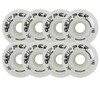 Labeda Roller Hockey Wheels Gripper Crossover Soft 76A White 76mm