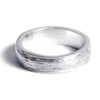 Brushed 100% Pure Tin Ring, Inscribed 'Ten Years' - 10