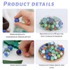 3 otters 110PCS Glass Marbles Bulk, 0.63inch Marbles Bulk Assorted