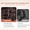 Sangtok Long Ombre Blonde Layered Wig with Bangs for Women,