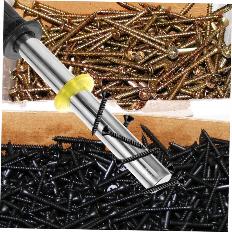 Operitacx Nail Sweeper Telescoping Pickup Tool Extendable Black Powerful Magnetism