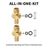 KELKONG 308452002 Pressure Washer Chemical Soap Injector Kit for Troy-Bilt