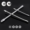 Omninmo 3Pcs Bendable Flexible Extension Bar Adapter Set for 1/4