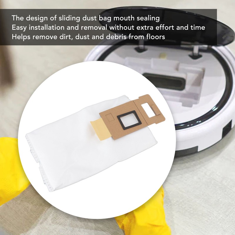 6Pcs Dust Bag Replacement Vacuum Cleaner Parts for Xiaomi Roborock