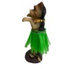 Yorkieshire Terrier Polyresin Figurine Hula Dog for Car Dashboard