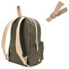 Fluf Organic Cotton Canvas Backpack, Carbon