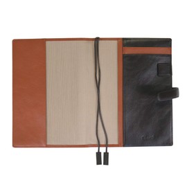 CLuaR Notebook Planner Cover A5 size Genuine Leather Compatible with the Hobonichi Techo Cousin and EDiT A5 with Belt Two Color Design Choose from 10 Colors