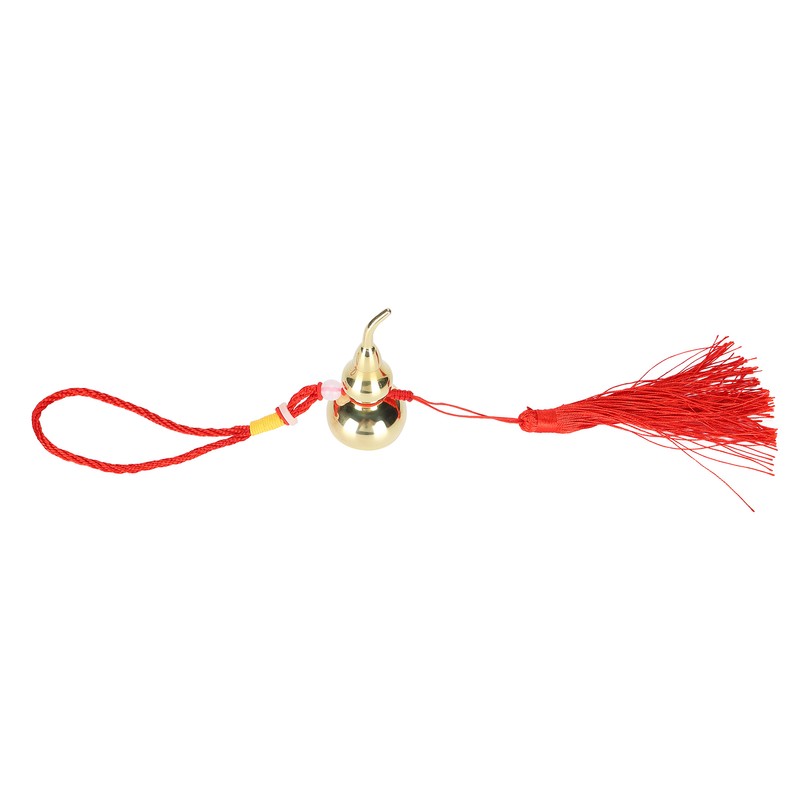 Gourd Pendant Brass Material Calabash Shape Decoration Auspicious Crafts with