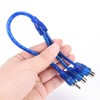 RCA PHONO SPLITTER CABLE BLUE (2 Female to 1 Male)
