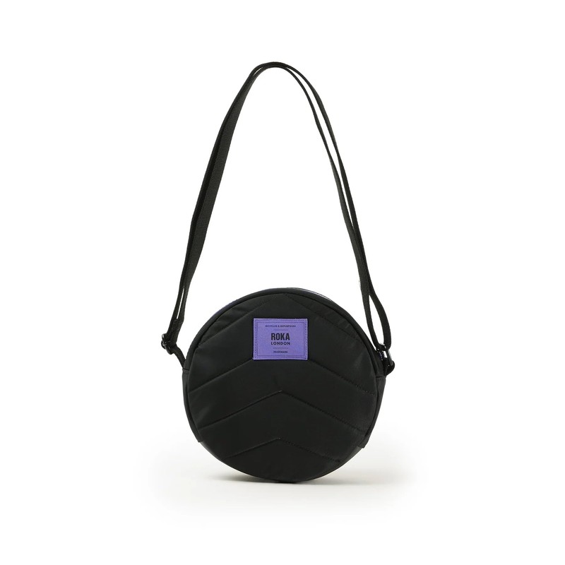 ROKA London All Black Paddington B Small Recycled Nylon (Purple)