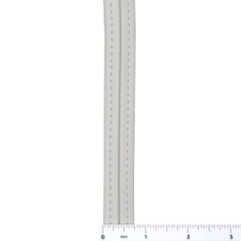 Hidem Marine Vinyl Upholstery Trim Bright White Sample 3" Boat Auto