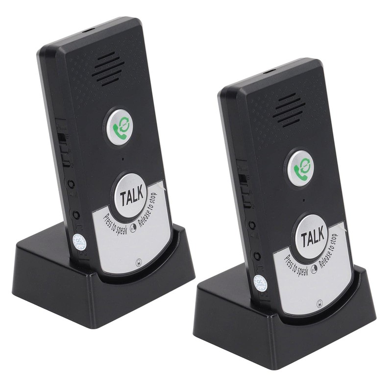 2 Way Voice Intercom, 2 Pcs Wireless Intercom Unit Super